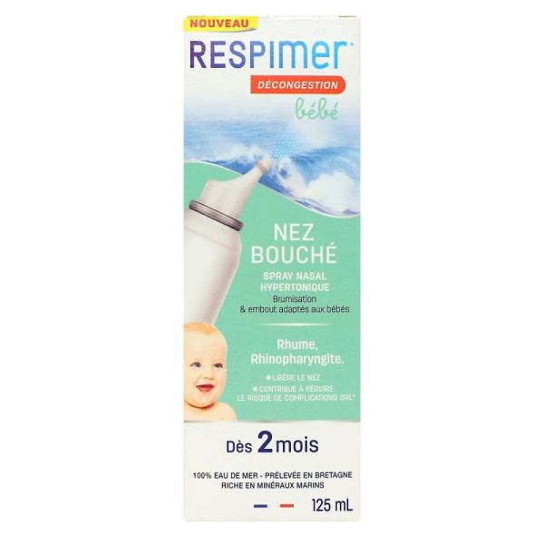 Respimer Spr Nasal Hypertonique Bb 125Ml Pharmarun