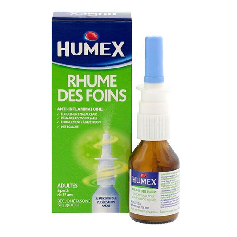 Spray nasal Humex Rhume des foins x 100 doses - Pharmarun