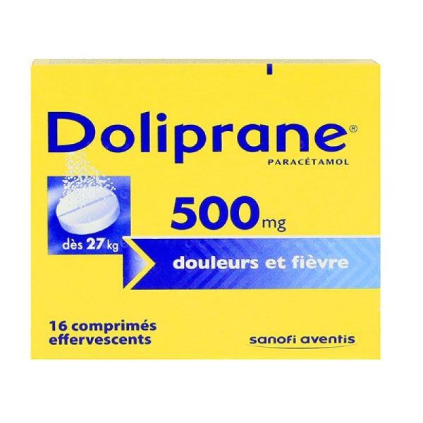 Doliprane 500 Comp Eff Bt 16