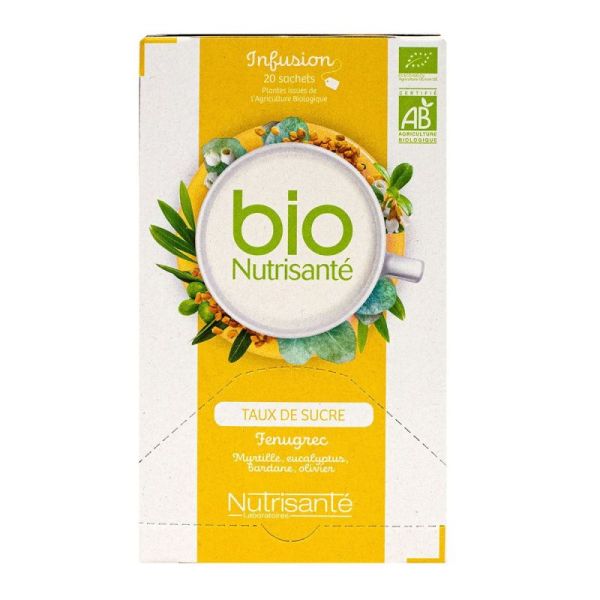 Nutrisante Bio Taux De Sucre 20Sachets