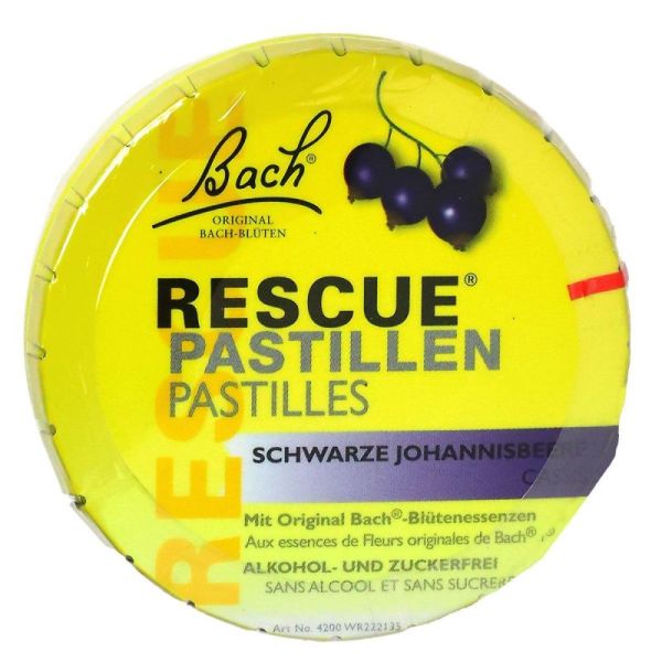 Bach Rescue Pastilles Cassis Bt 50G