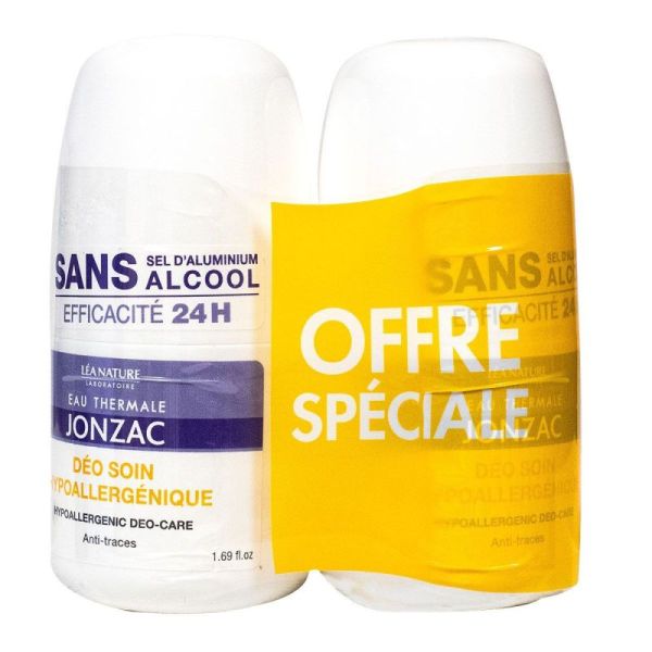 Jonzac Dedoorants Soin 2X50Ml