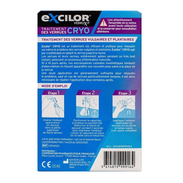 Excilor Cryo Verrue 50ml