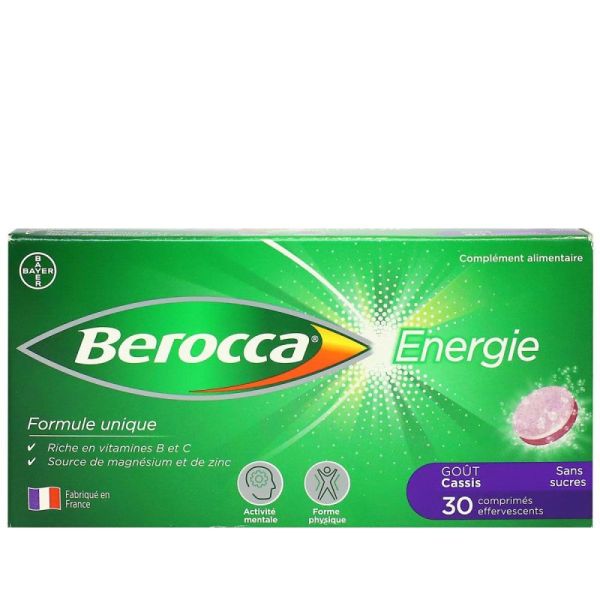 Berocca Energie Cassis Cpr Effv30