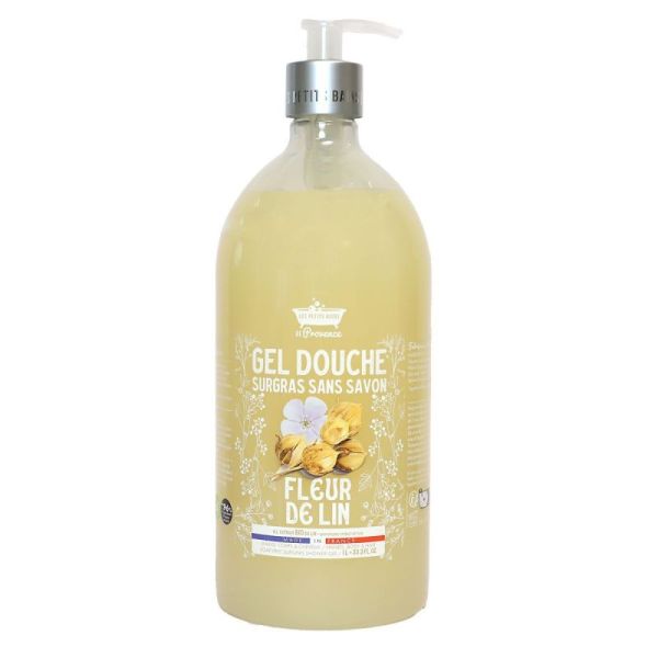 Pbp Gel Douche Surgras Fleur De Lin 1L