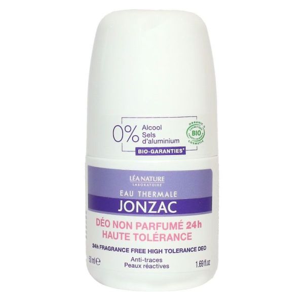 Jonzac Reactive Deodorant S/Parf 24H 50Ml