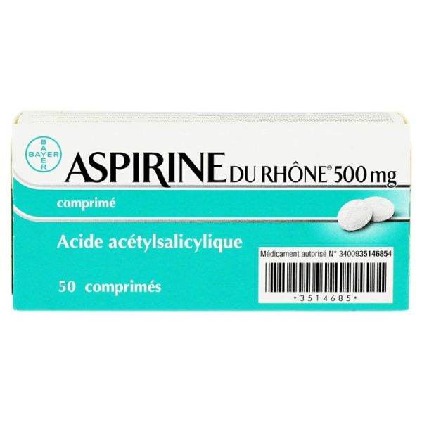 Aspirine Du Rhone 500mg Cpr B/50