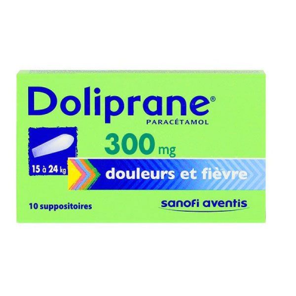 Doliprane 300mg Suppo Bt10