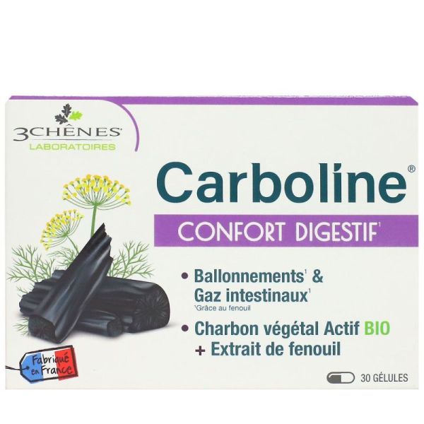 Les 3 Chenes Carboline Bt 30 Gelules